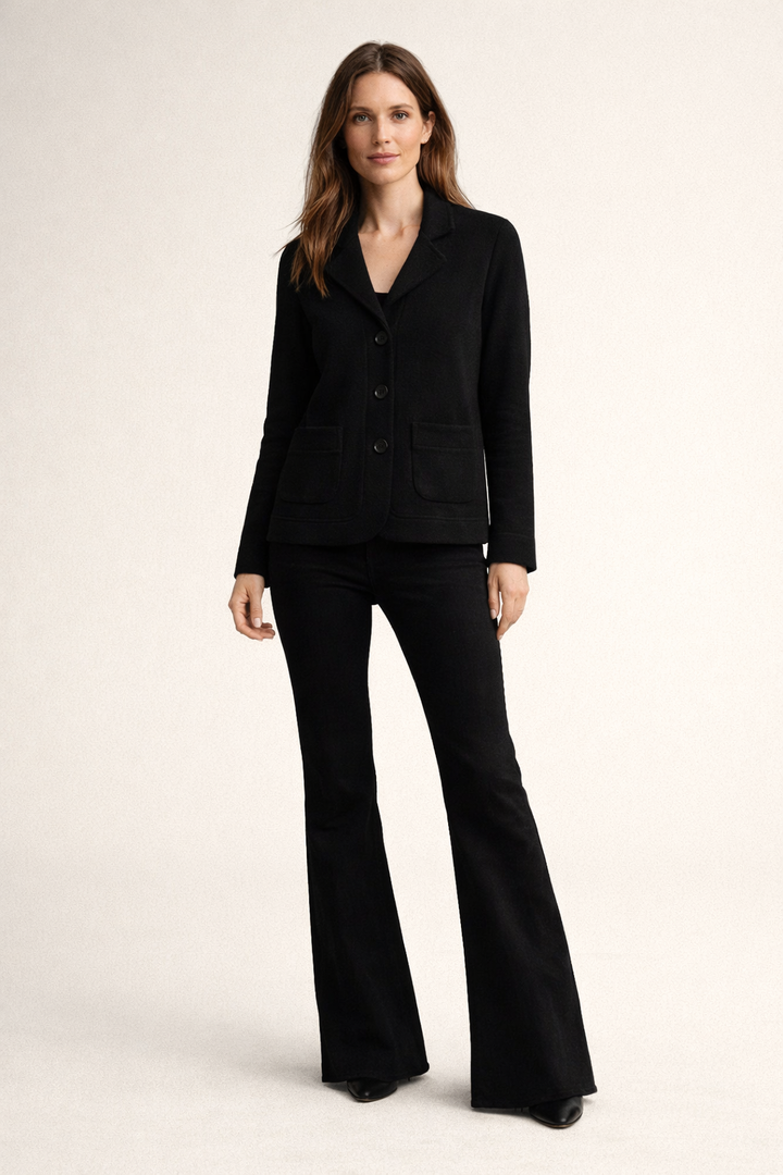 By Basics Merino Blazer - Black