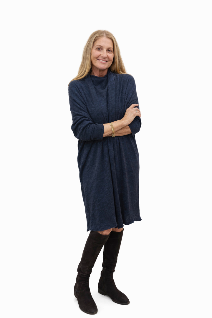 By Basics Bubble Wool Tunic - Black