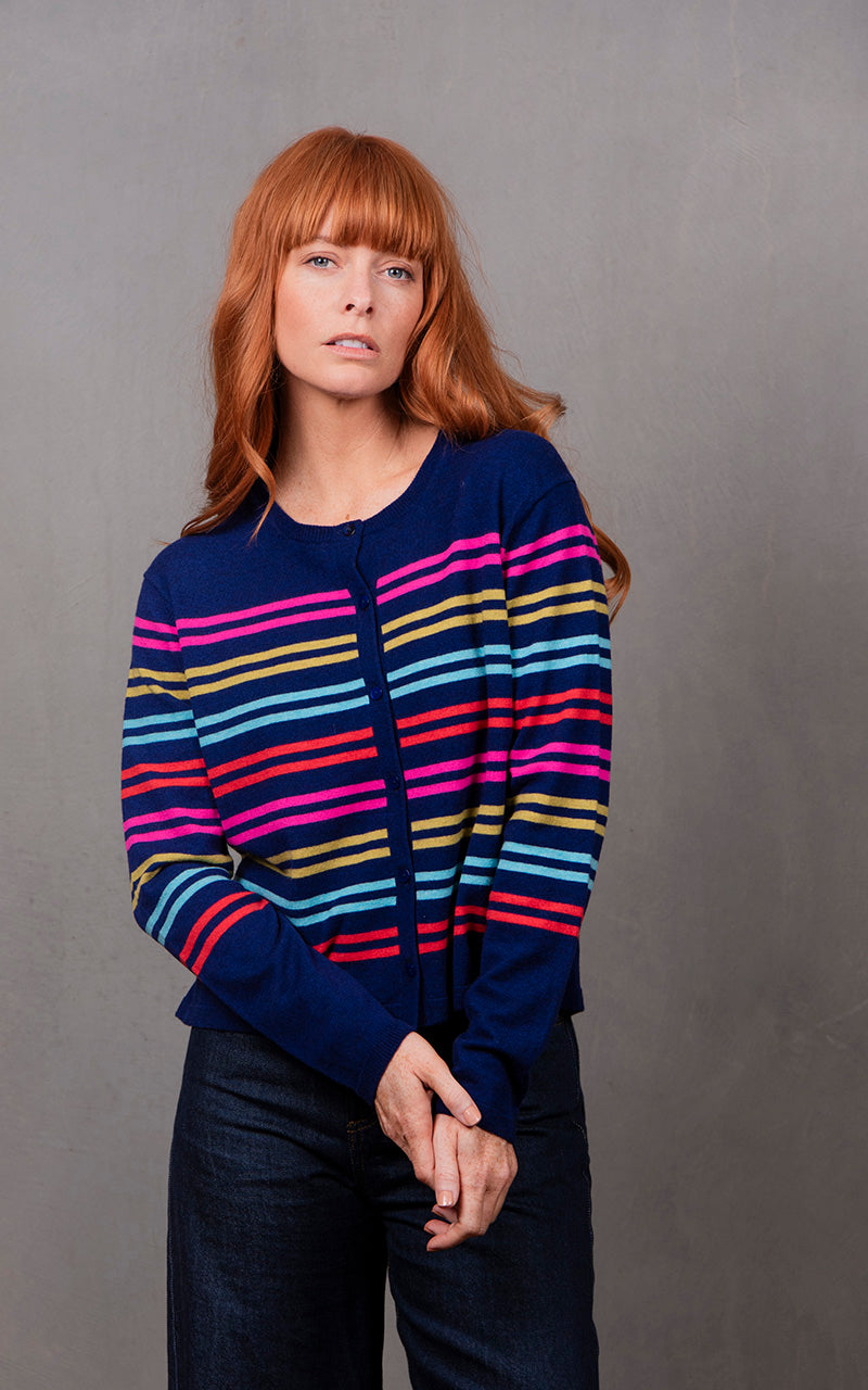 Bridge & Lord Lucia Stripe Cardigan - CB