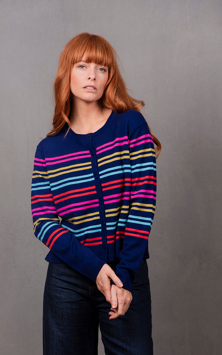 Bridge & Lord Lucia Stripe Cardigan - CB
