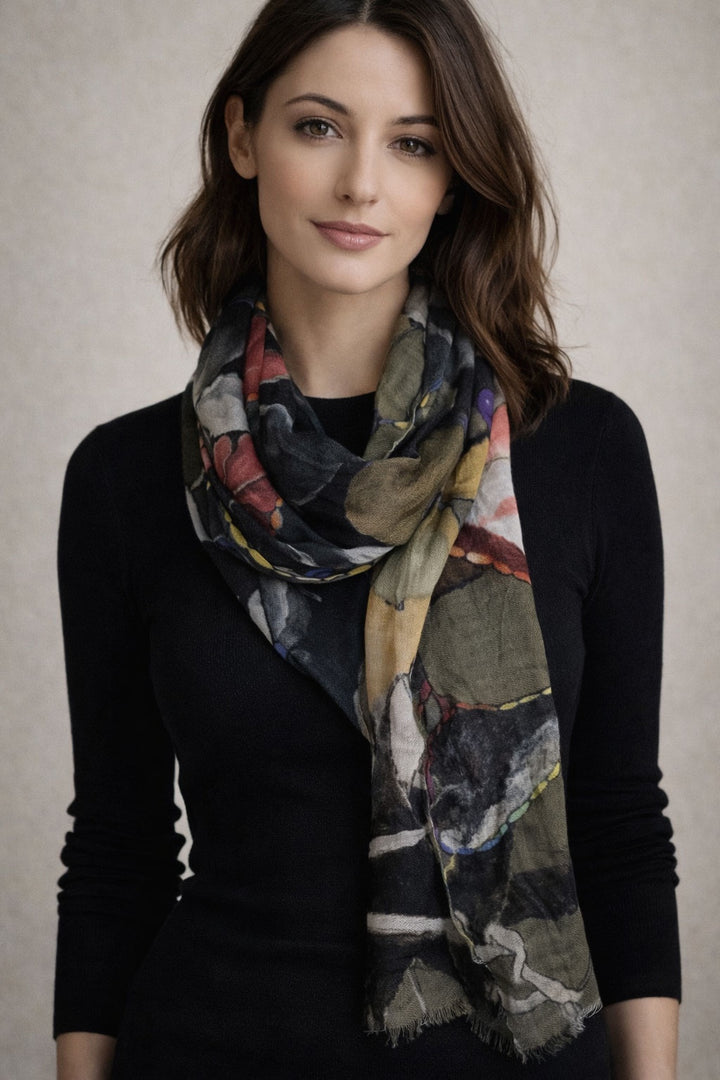 Bel‑Eve Banksia Wool Scarf