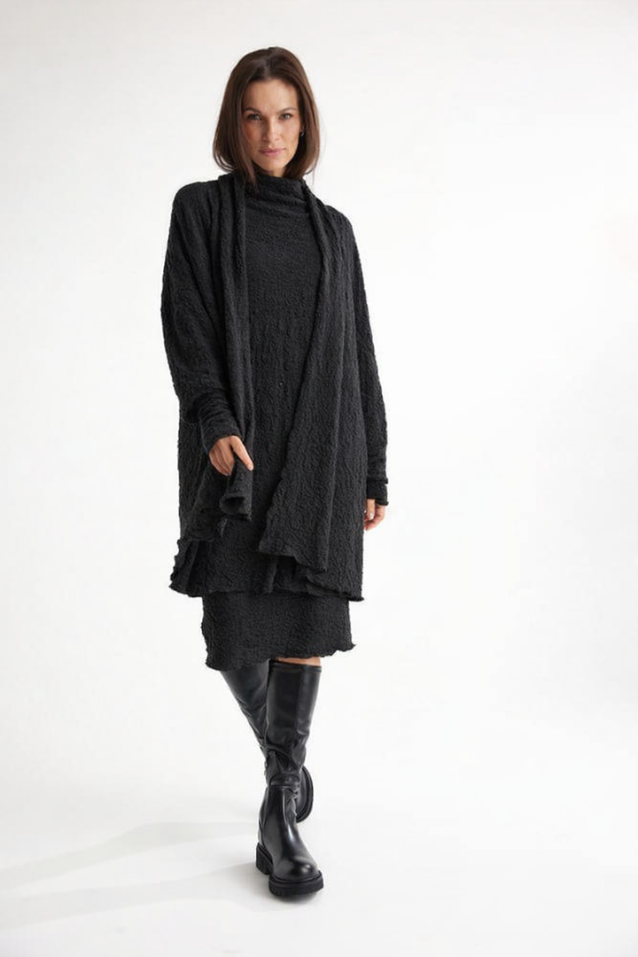By Basics Bubble Cardigan - Black