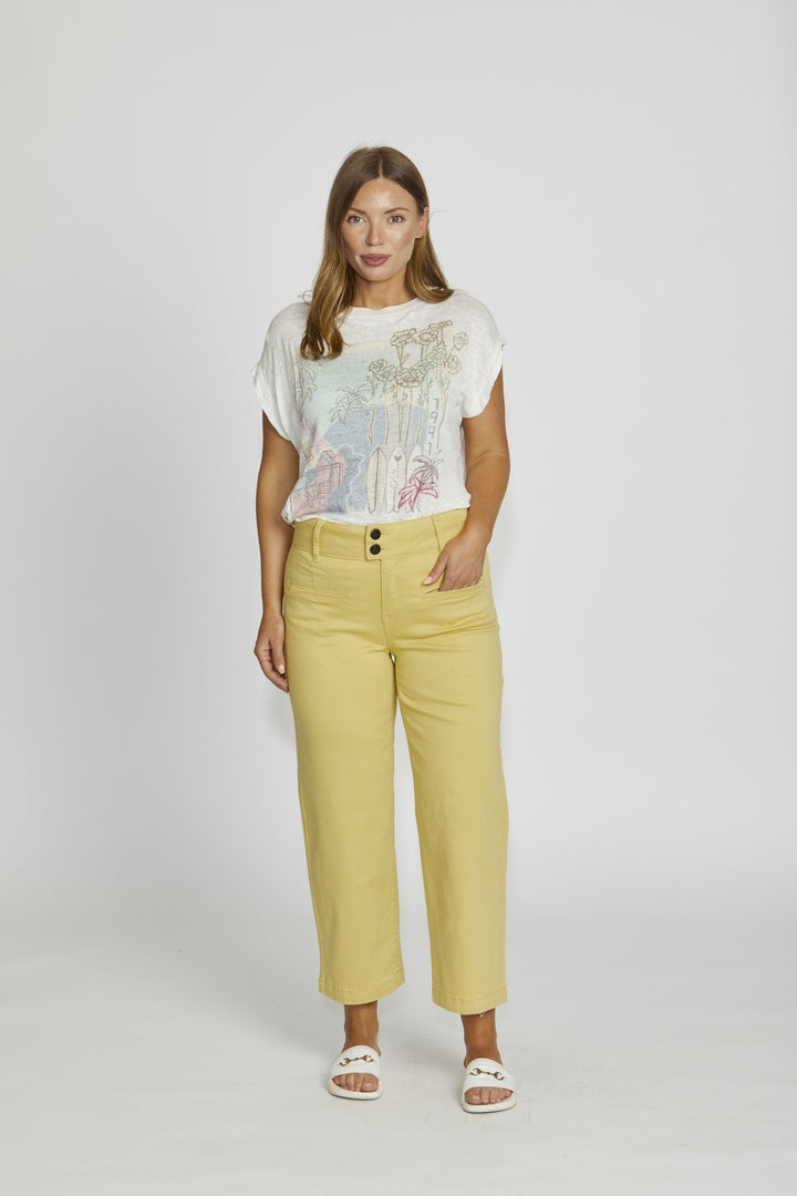 New London Christow Loose Leg Crop Jeans