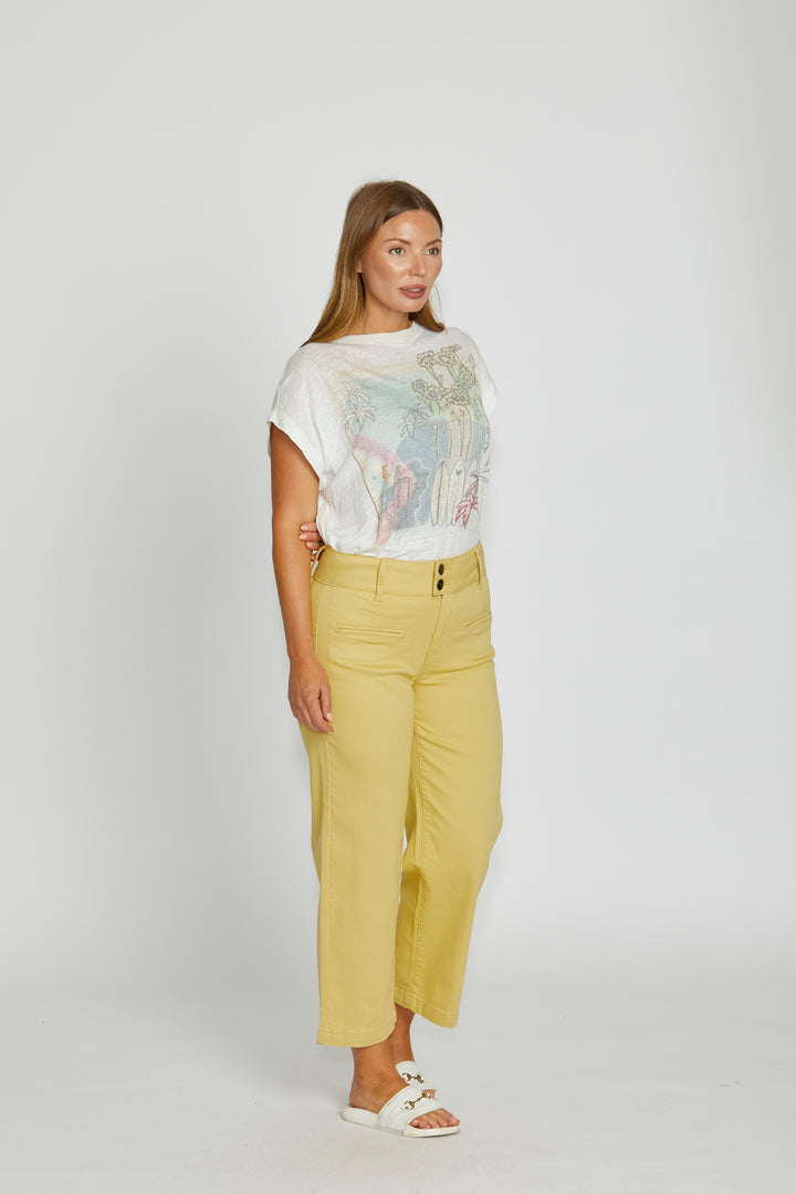 New London Christow Loose Leg Crop Jeans