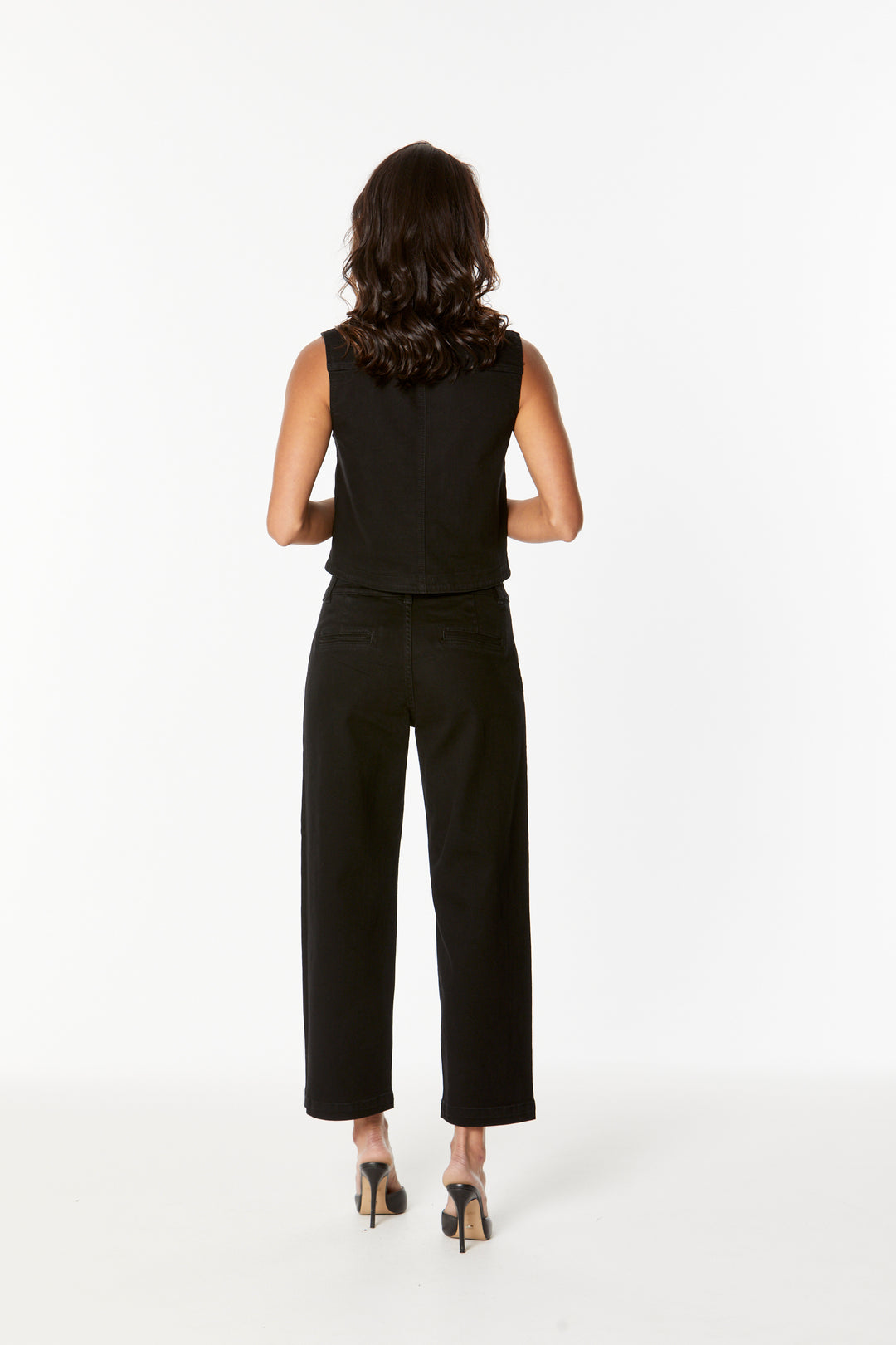 New London Christow Wide Jeans - Black