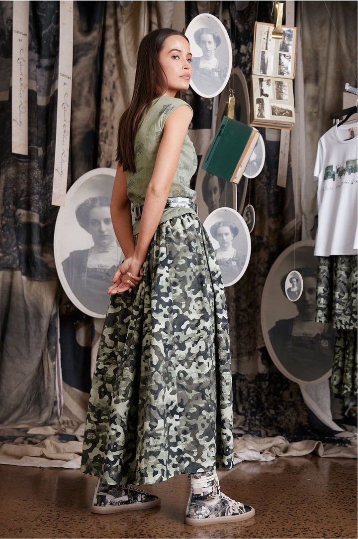 Circular by Maud Alice Dainty Car Camo Skirt