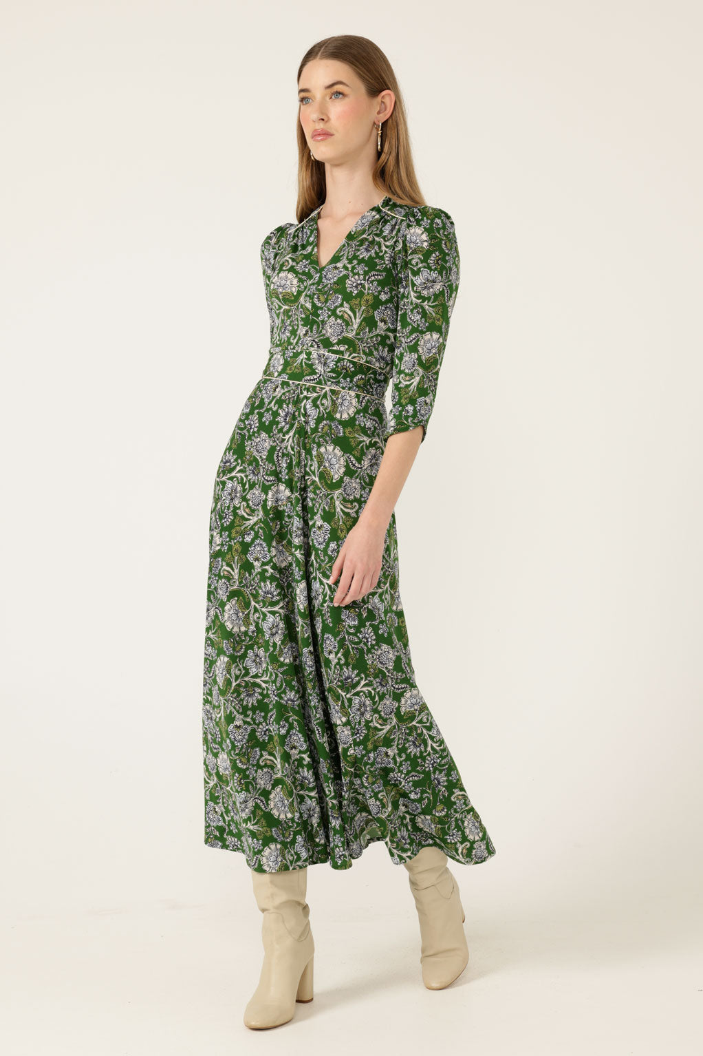Sacha Drake Clover Midi Dress