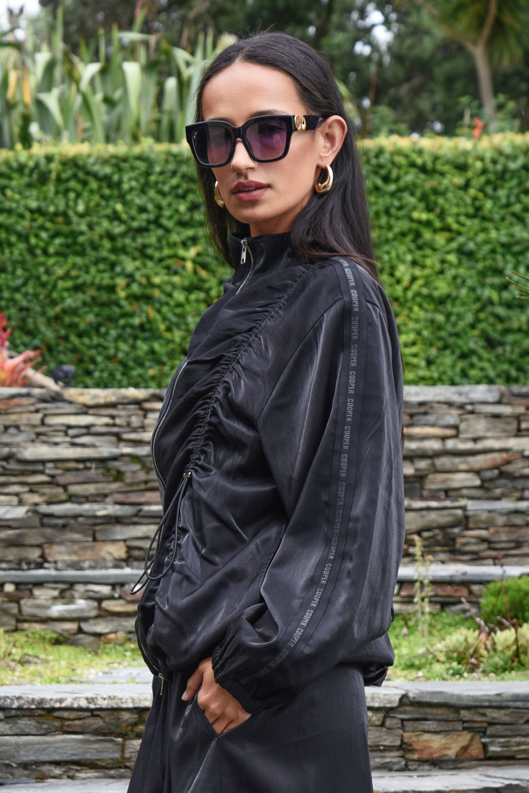 Cooper ZIP TO THE POINT jacket - BLK