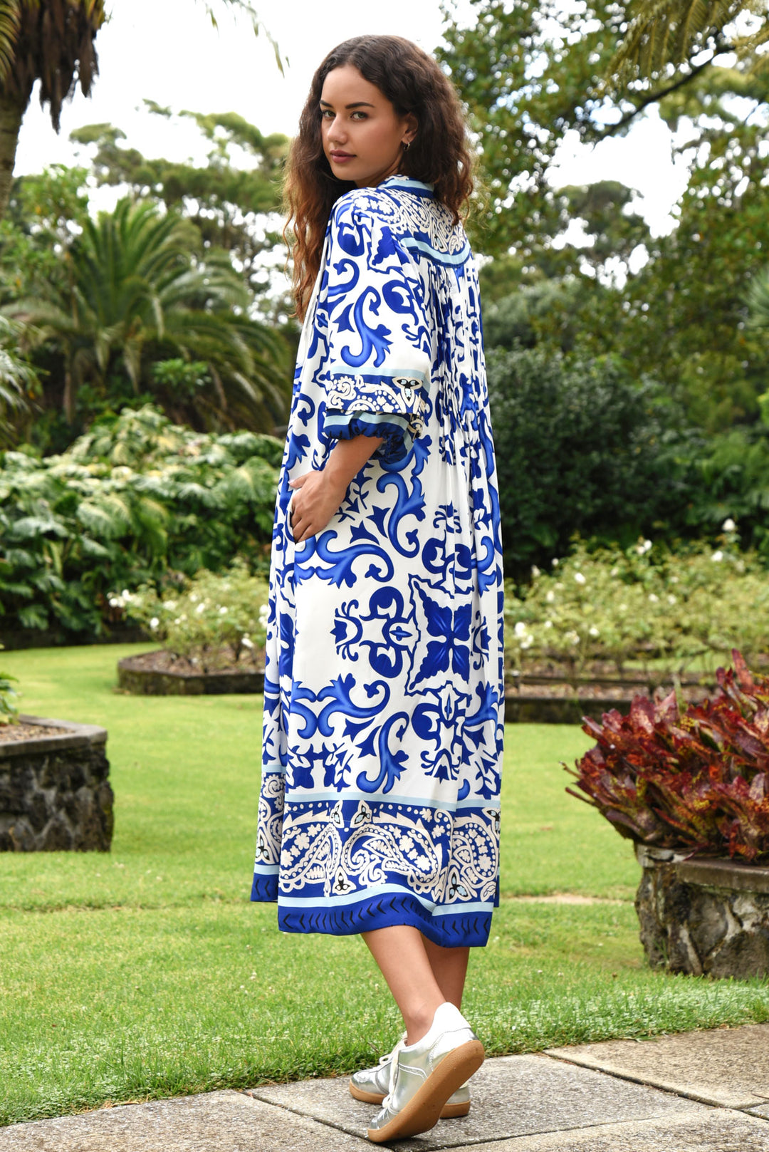 NOW AND THEN dress - Blue