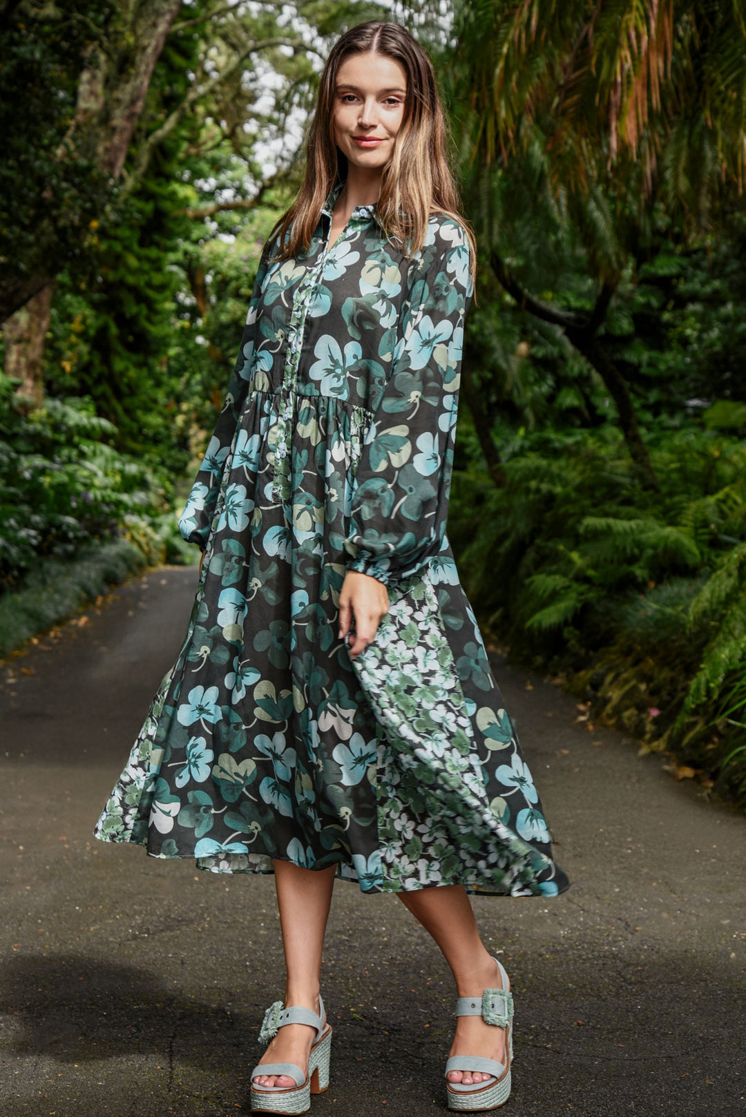 ONE FOR THE BOOKS dress - Green