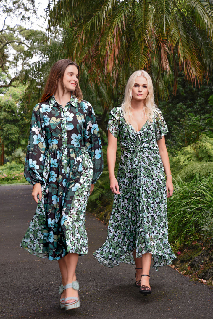 ONE FOR THE BOOKS dress - Green