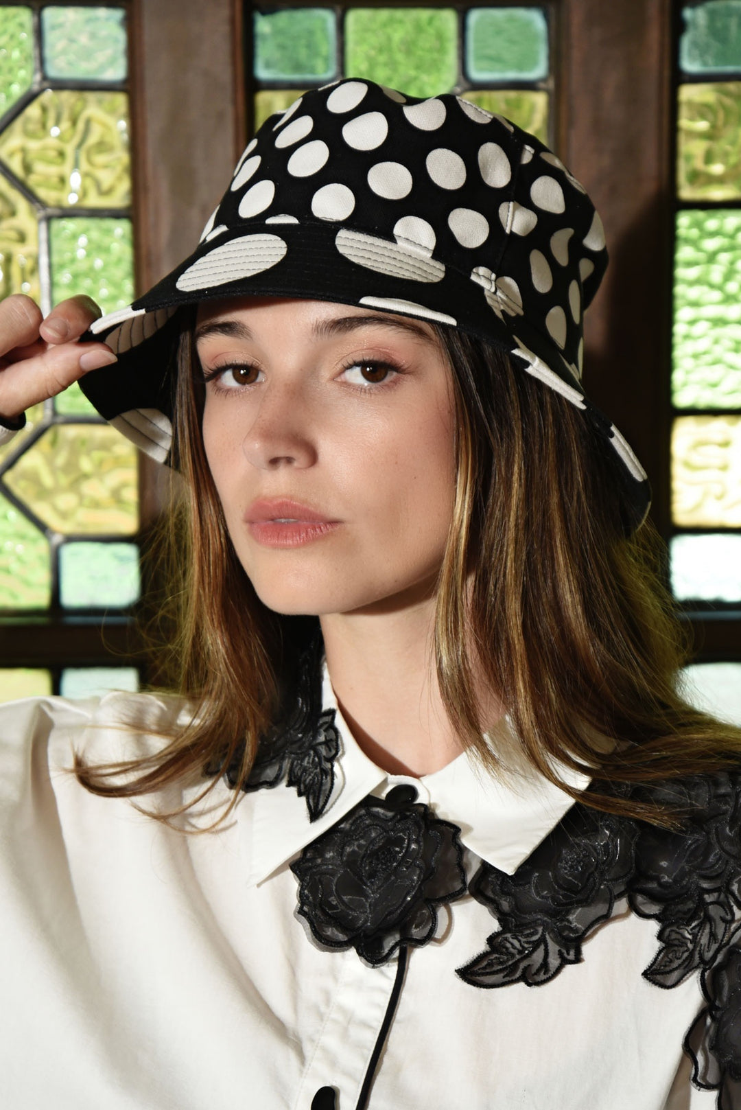 Curate BRIM-MING WITH JOY Hat