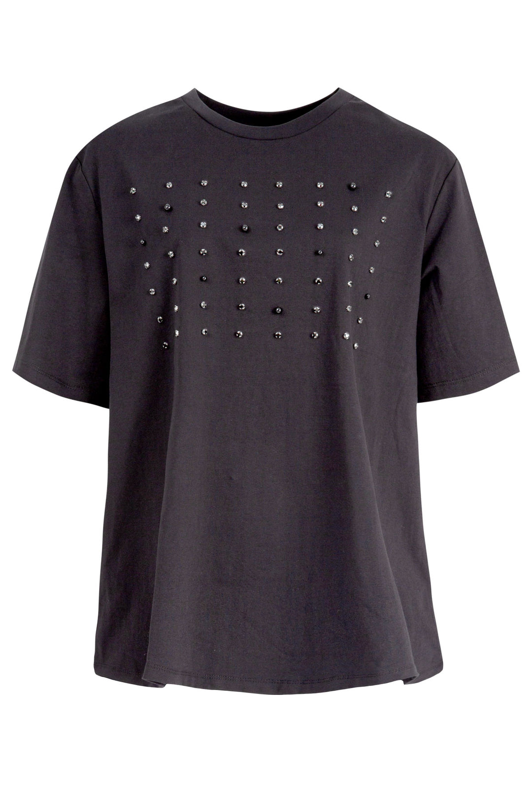 Curate SURROUNDED BY STUDS Black T-Shirt