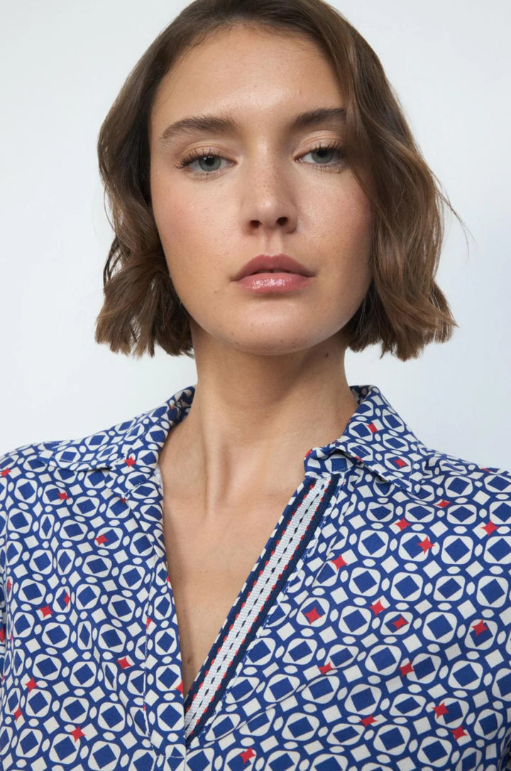 Tinta & Bariloche Camilia Blue Blouse