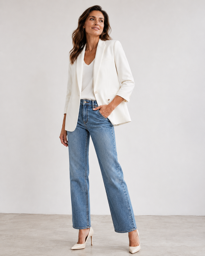 Mos Mosh Junie Miley Blazer - ECRU