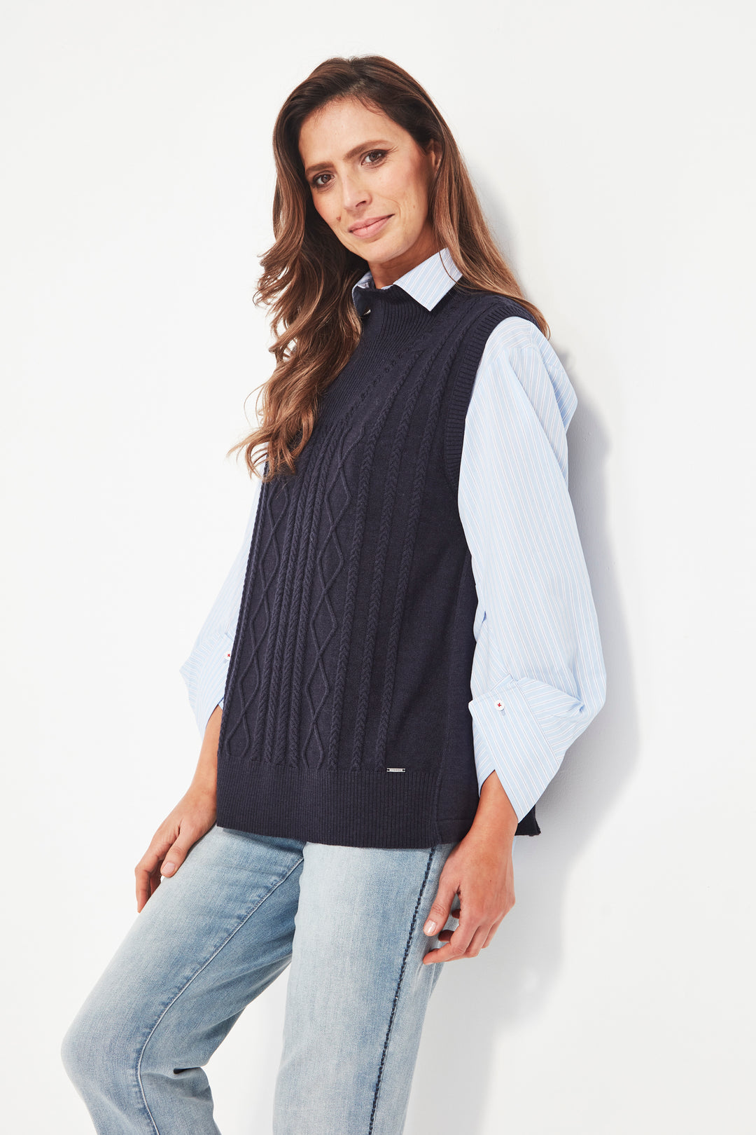 Verge Cherish Vest - Ink Marle