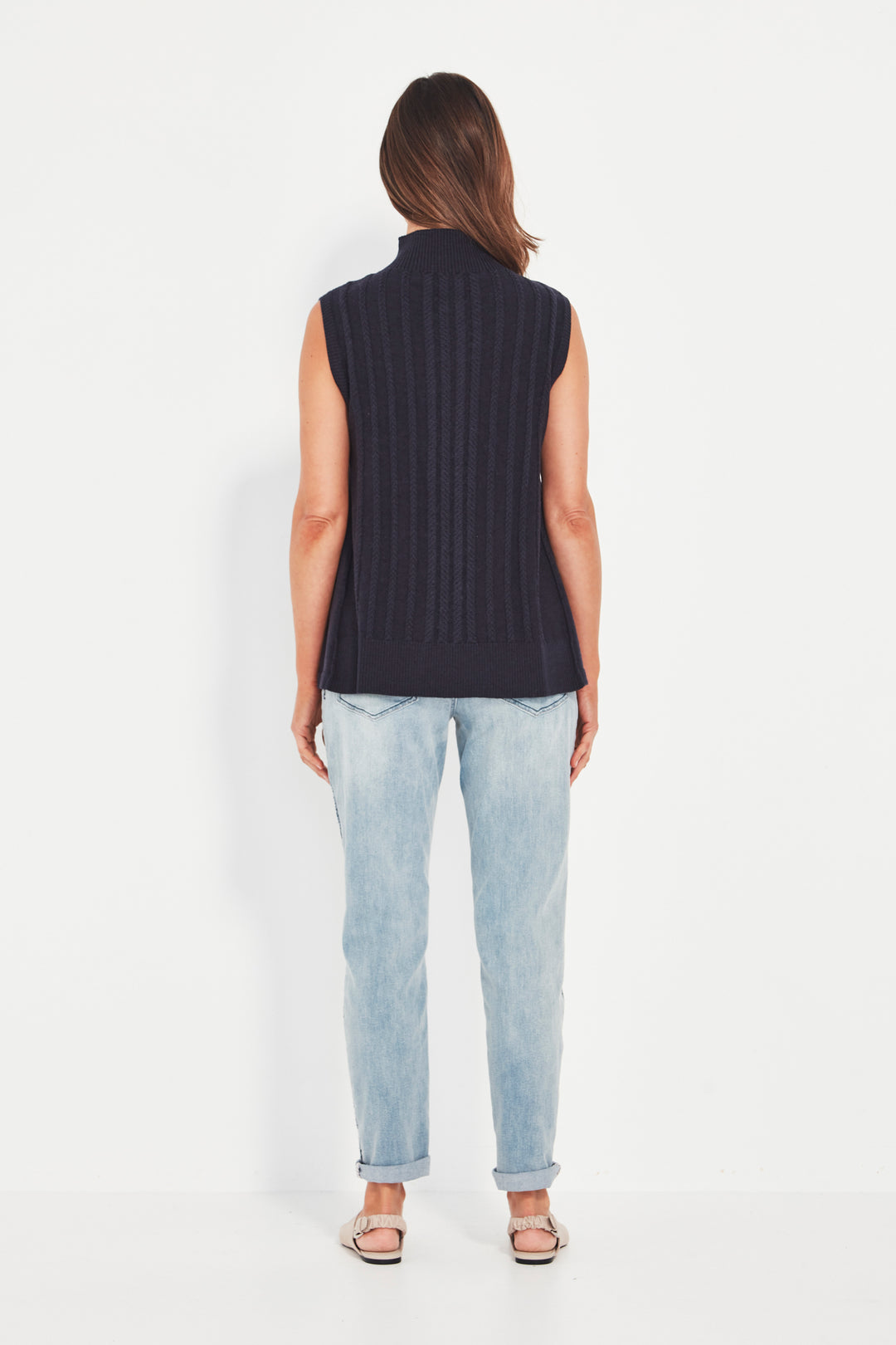 Verge Cherish Vest - Ink Marle