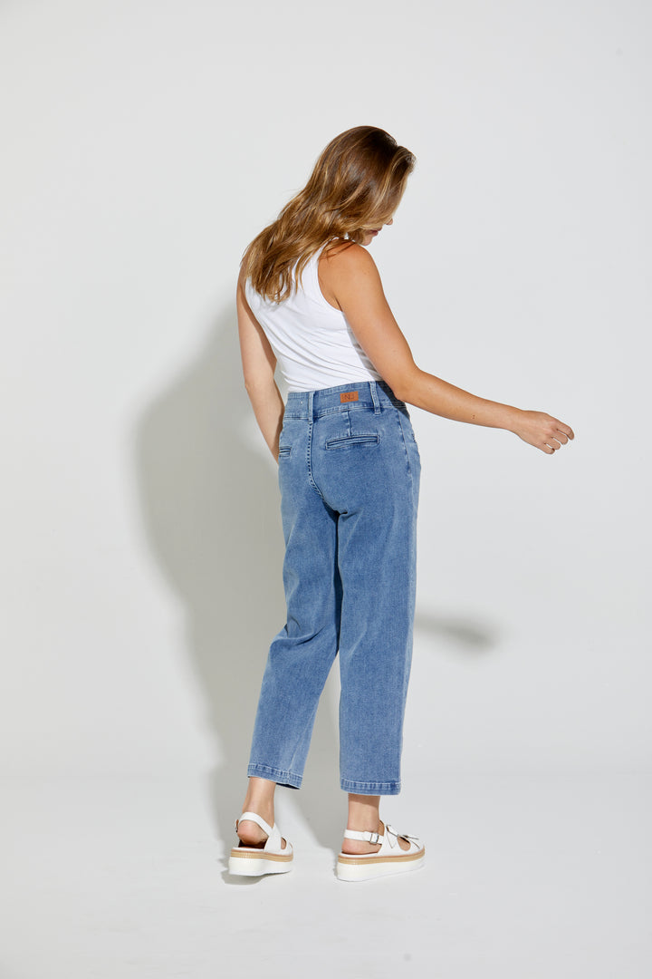 New London Christow Loose Leg Crop Jeans