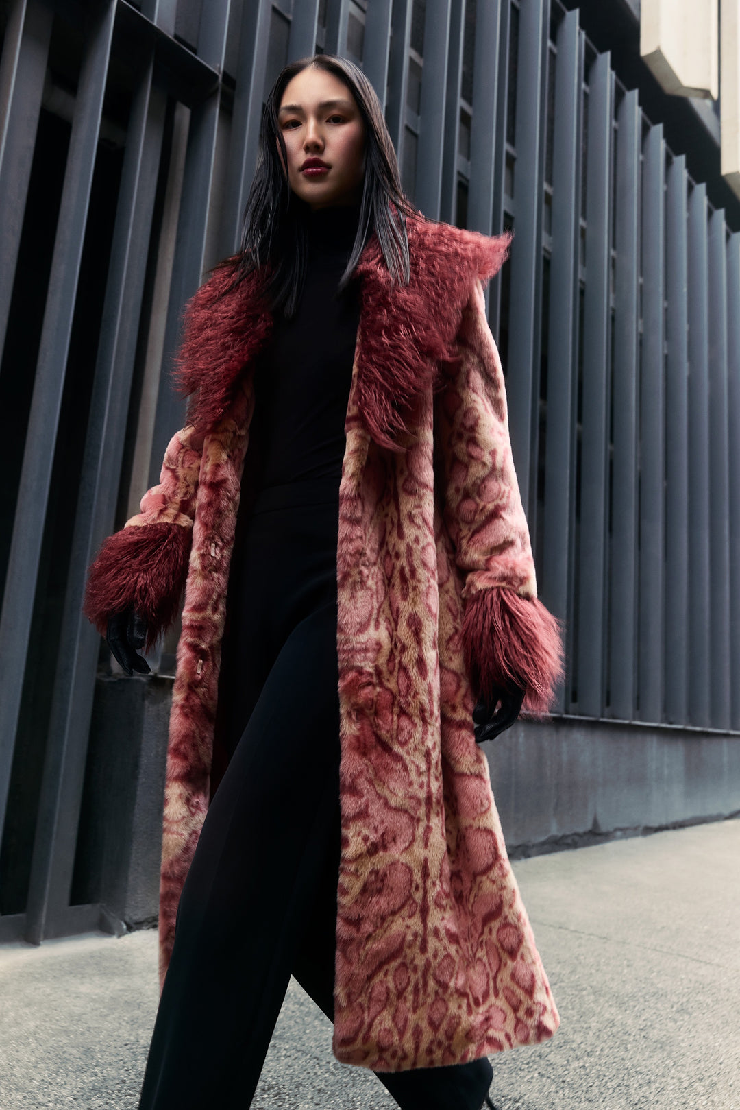Unreal Fur Cuvée Rose Coat