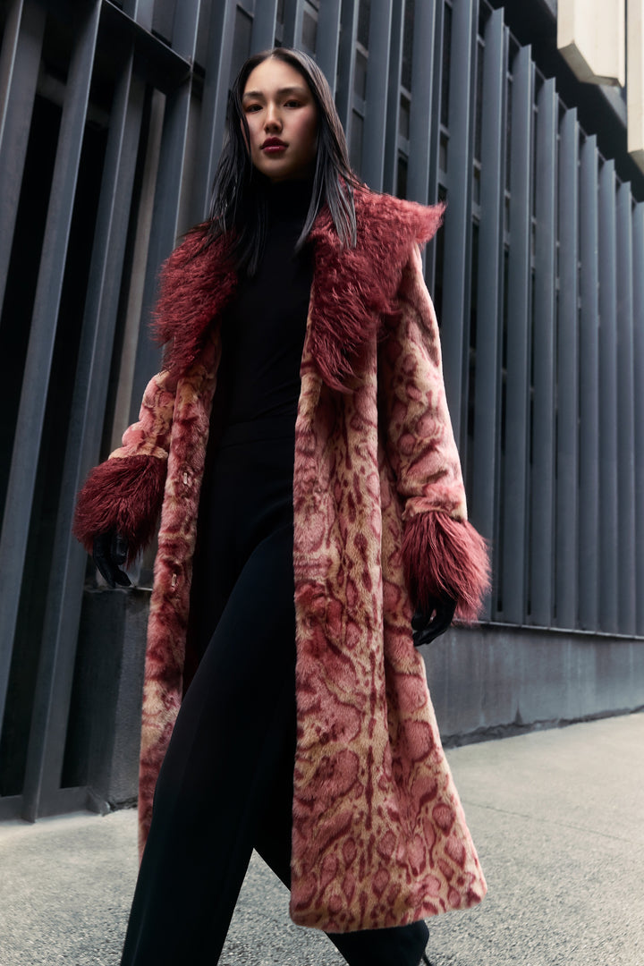 Unreal Fur Cuvée Rose Coat