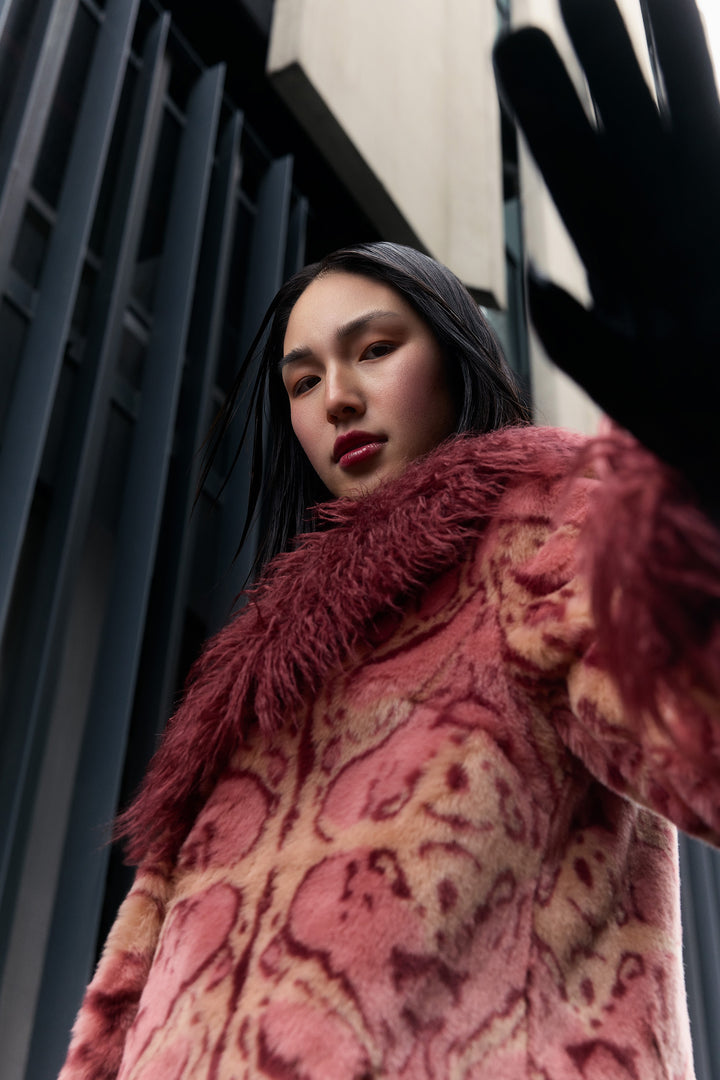 Unreal Fur Cuvée Rose Coat