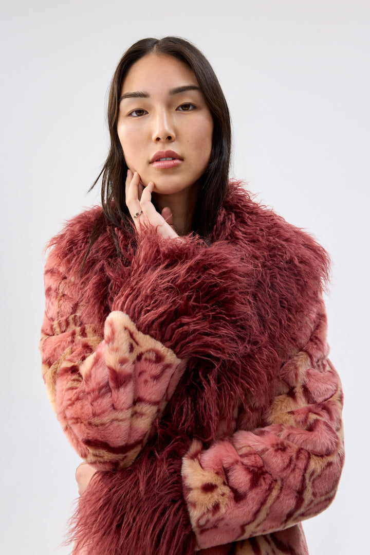 Unreal Fur Cuvée Rose Coat