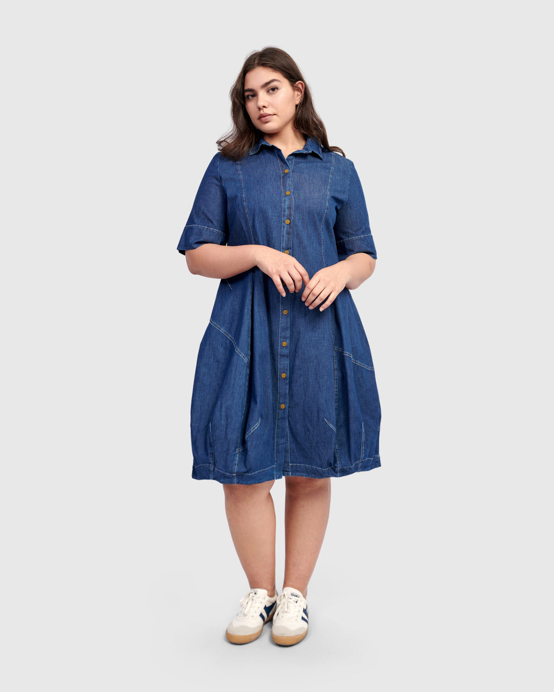 Alembika Barbie Denim Shirt Dress