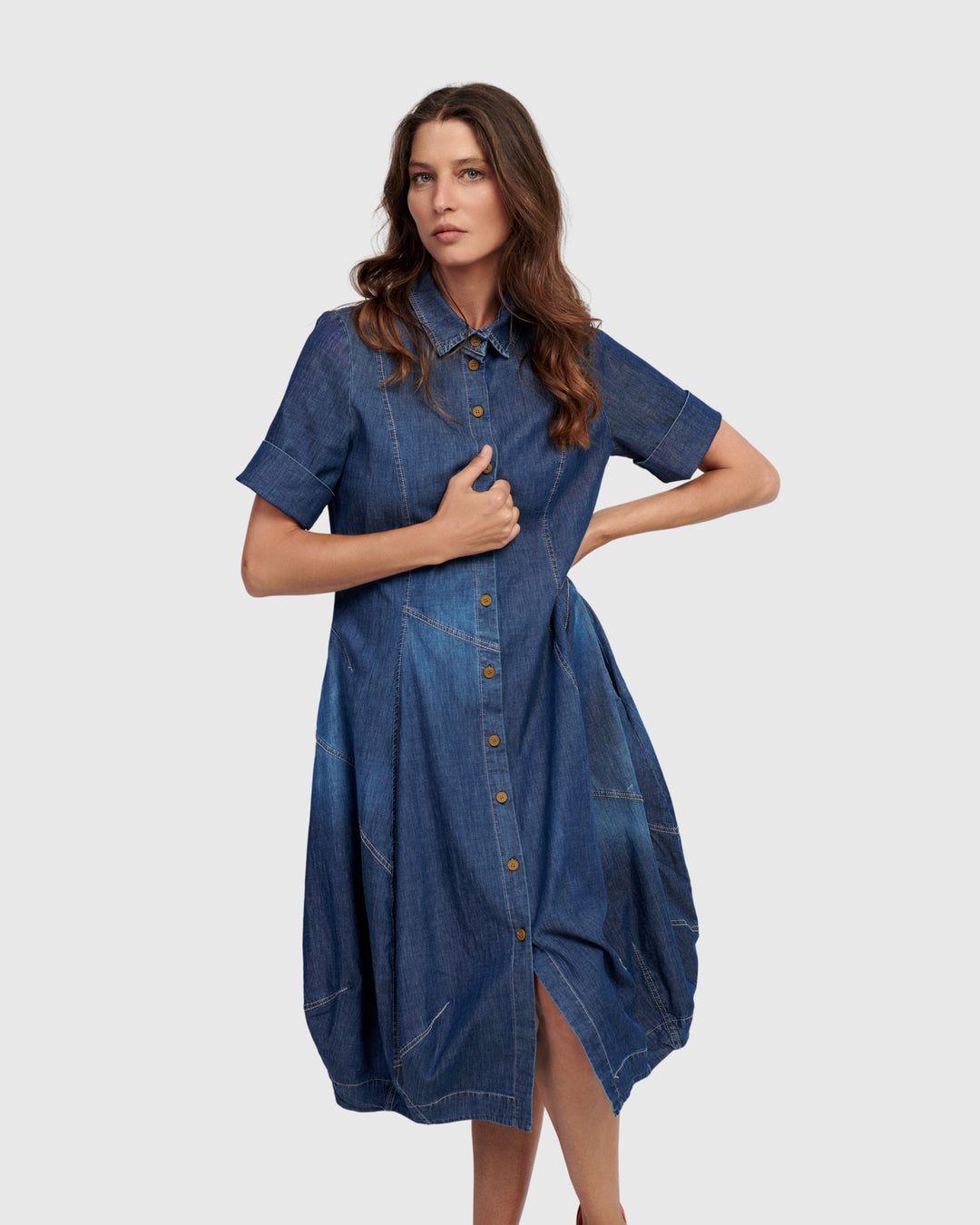 Alembika Barbie Denim Shirt Dress