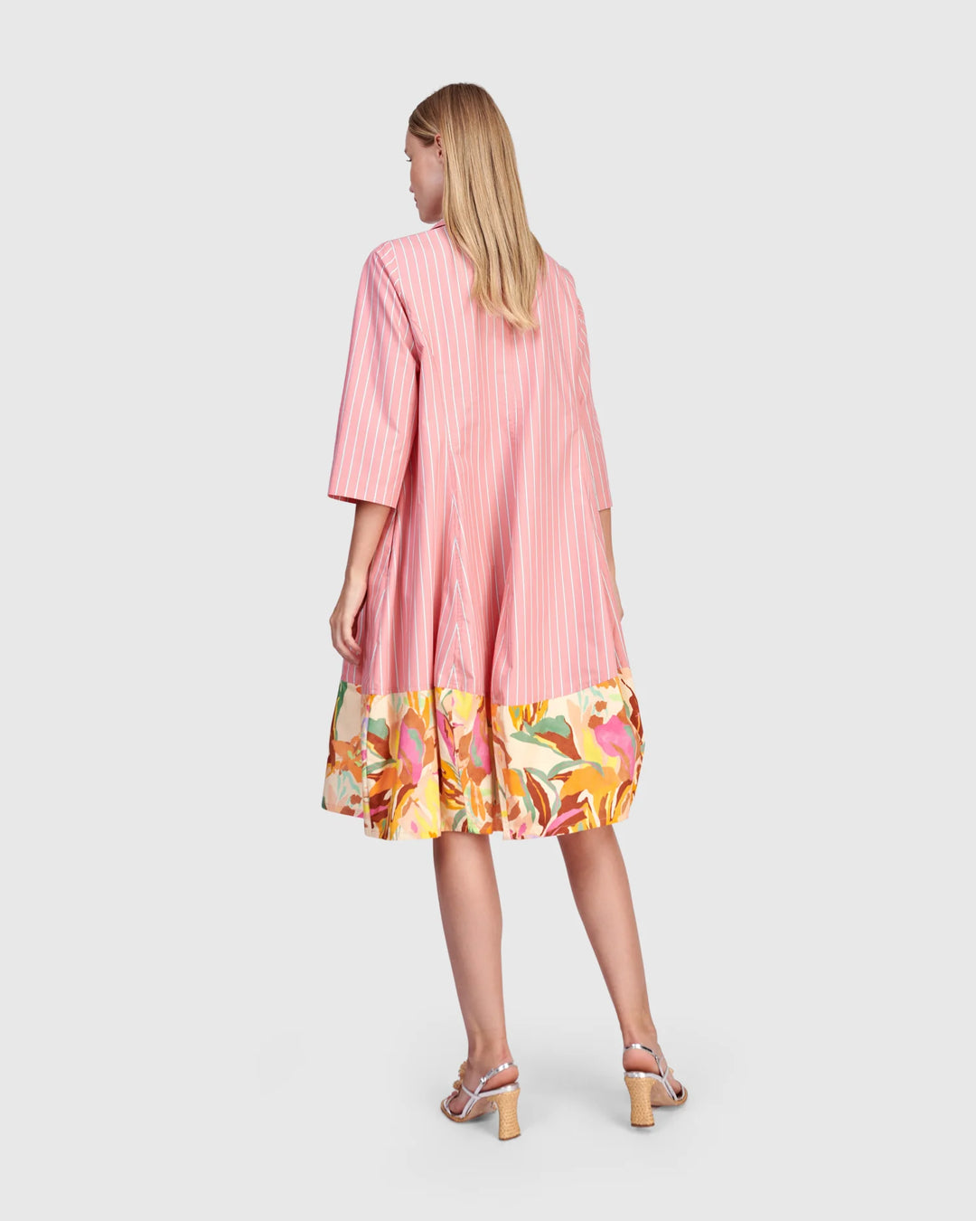 Alembika Plumeria Shirtdress - Blush
