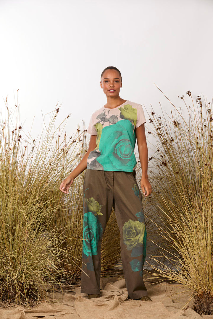 M.A.Dainty Camo Roses Journal Pant