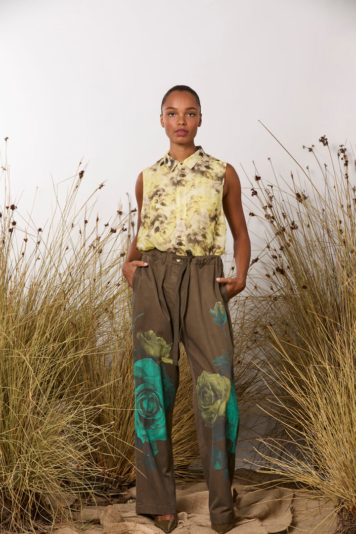 M.A.Dainty Camo Roses Journal Pant