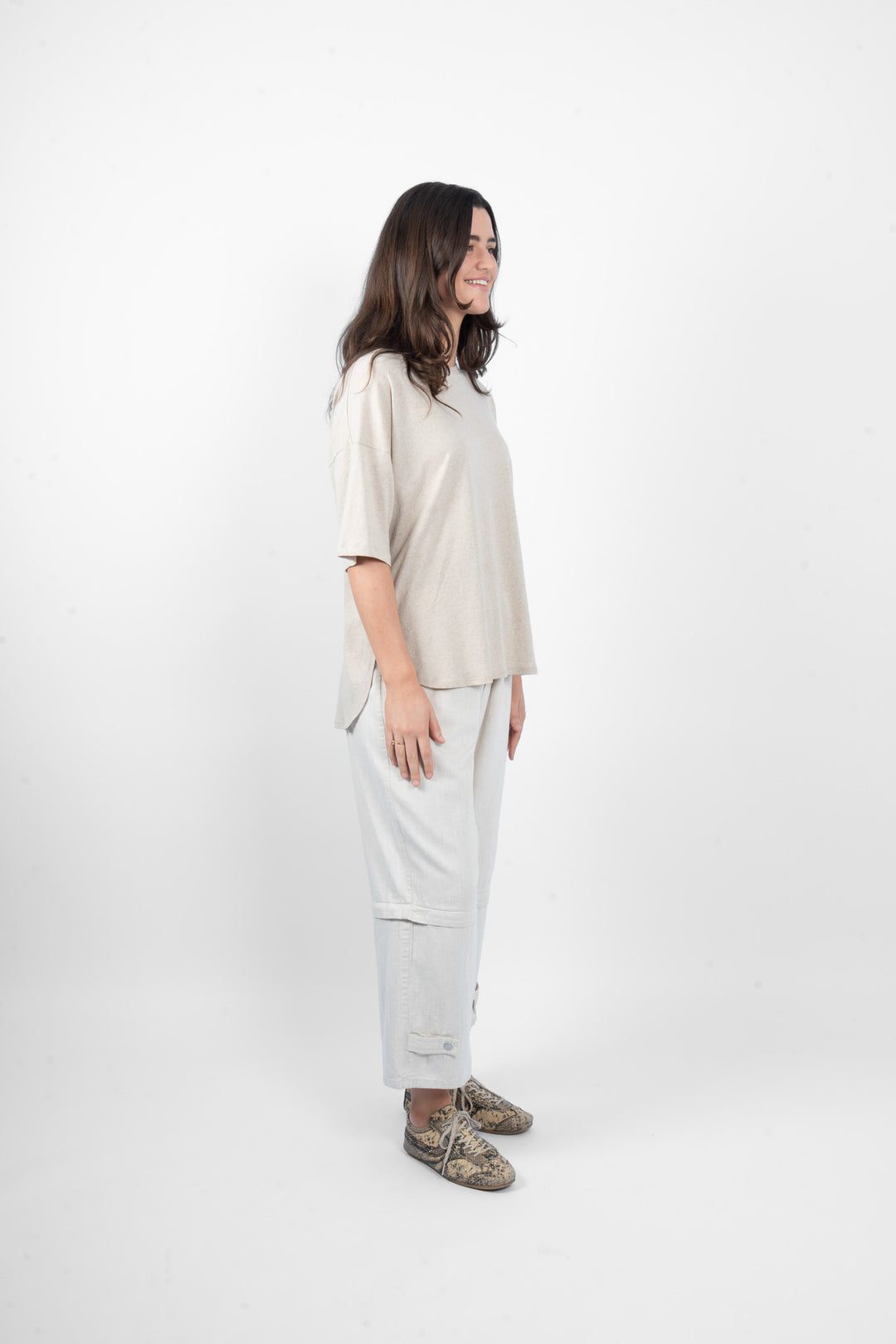 M.A. Dainty Peony T‑Shirt - Hes