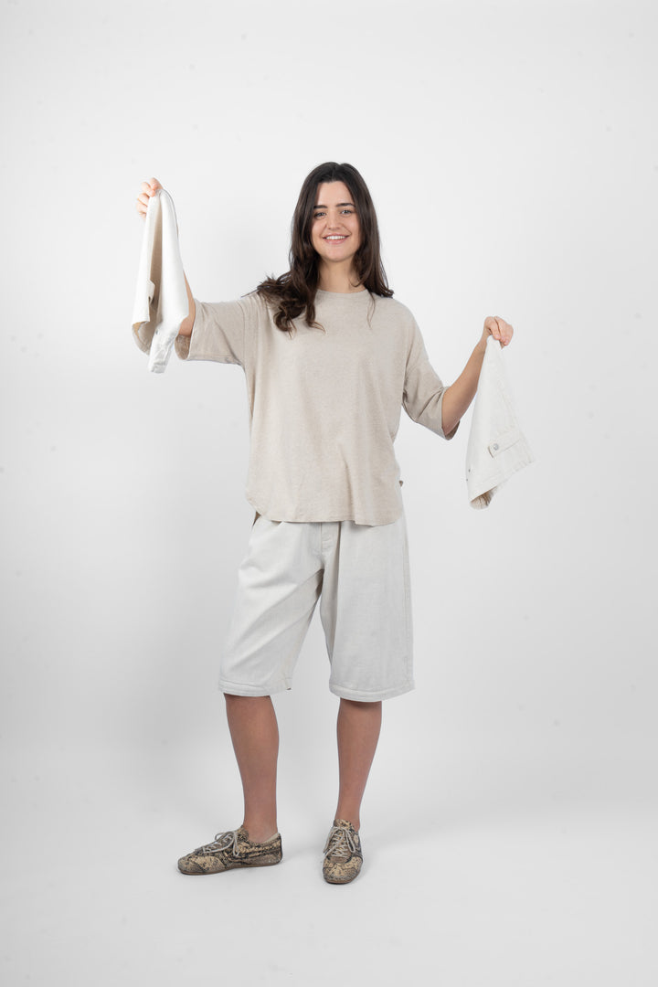 M.A. Dainty Trucker Pant - Crm