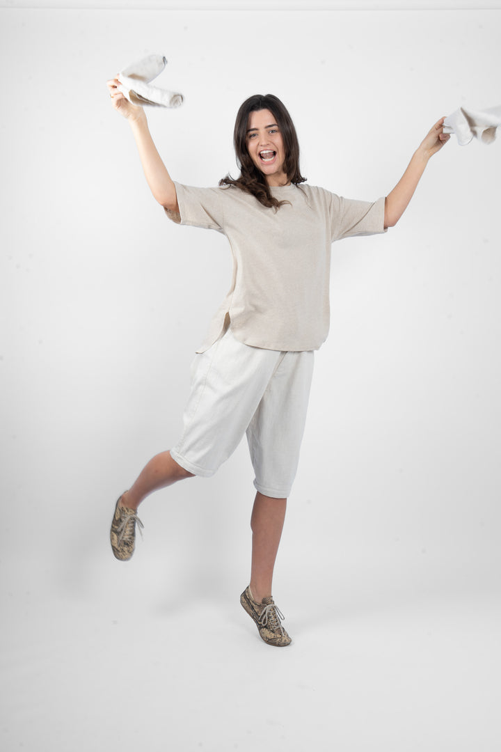 M.A. Dainty Trucker Pant - Crm