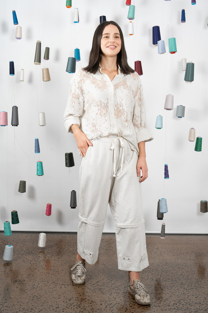 M.A. Dainty Trucker Pant - Crm