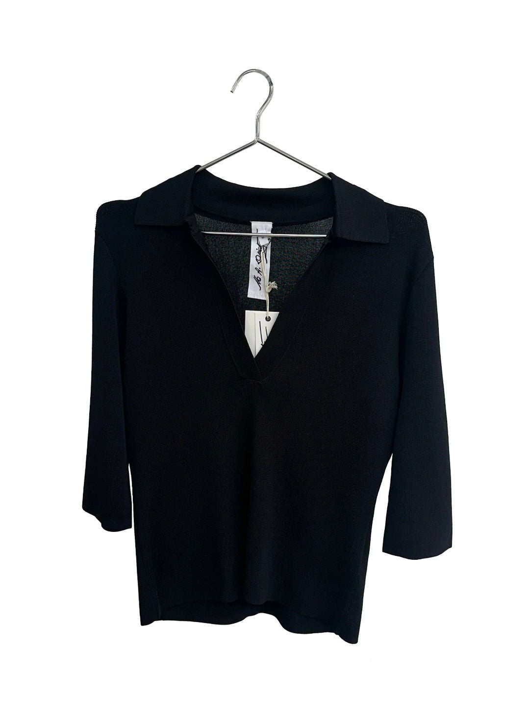 M.A.Dainty Rosa Knit Top - Blk
