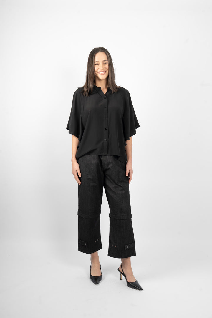 M.A.Dainty Florrie Shirt - Blk