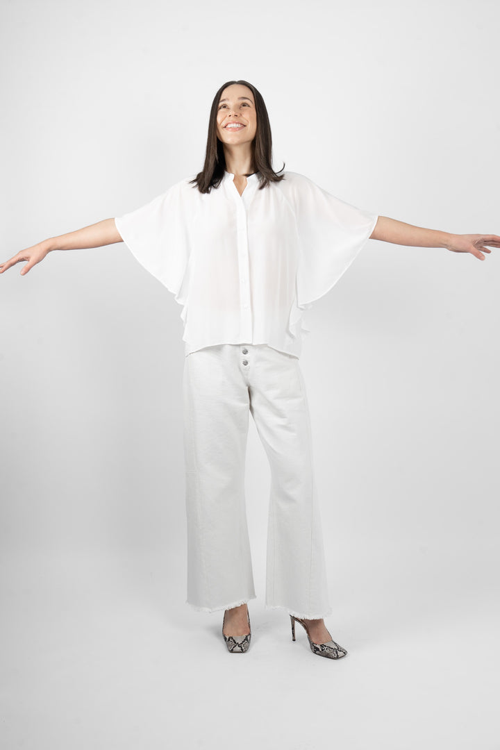 M.A.Dainty Florrie Shirt - Wht