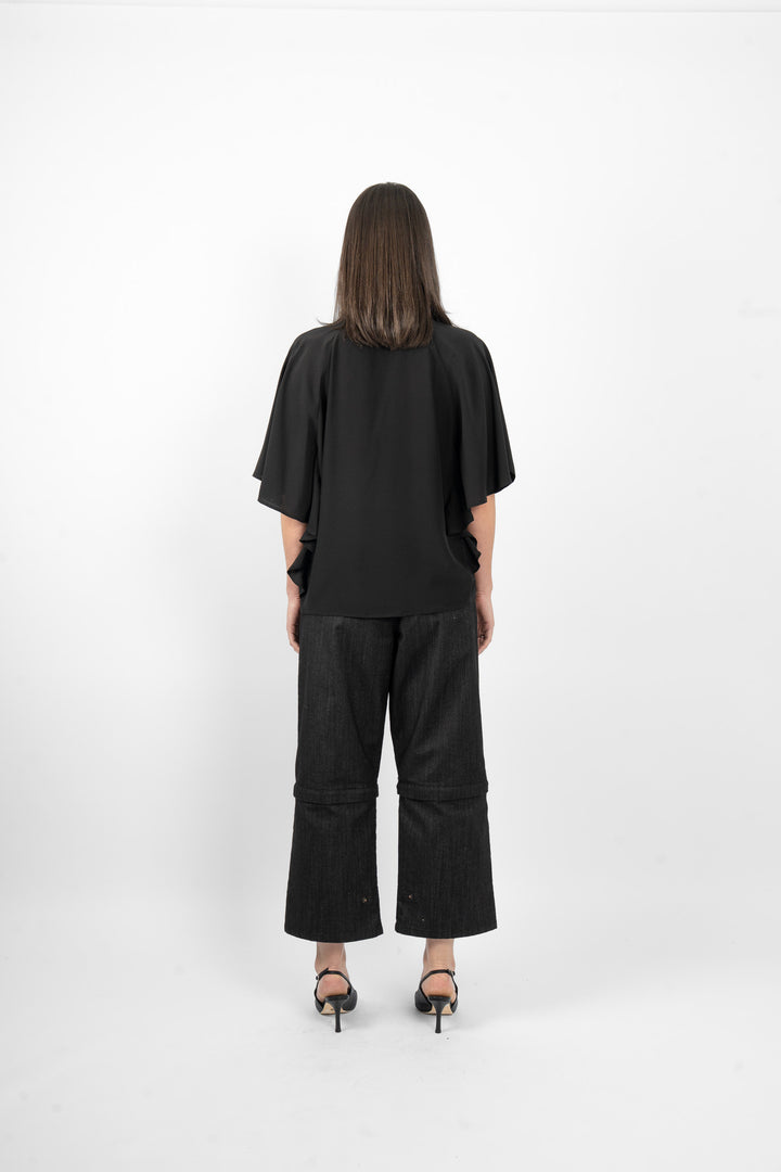M.A.Dainty Florrie Shirt - Blk