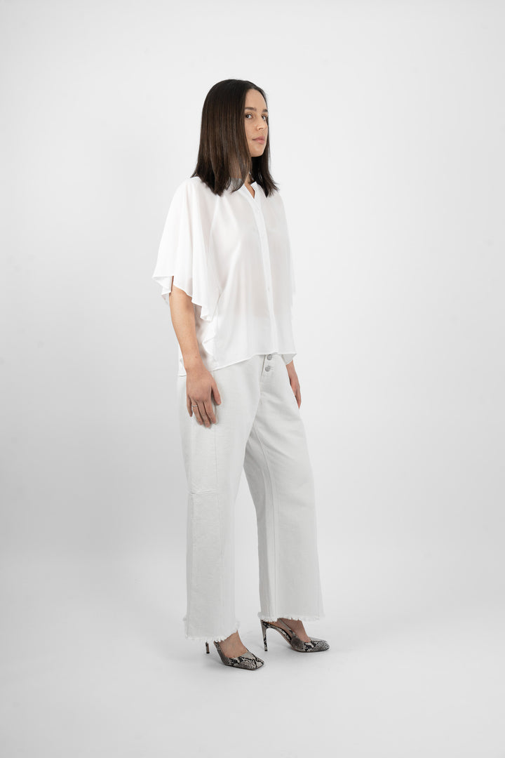 M.A.Dainty Florrie Shirt - Wht