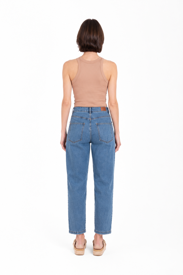 New London Durham Patch Pocket Barrel Jean