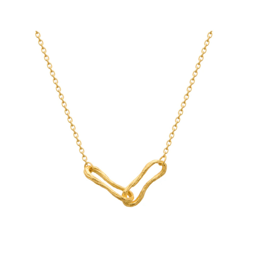 Murkani Eterna Y Gold Interlink Necklace