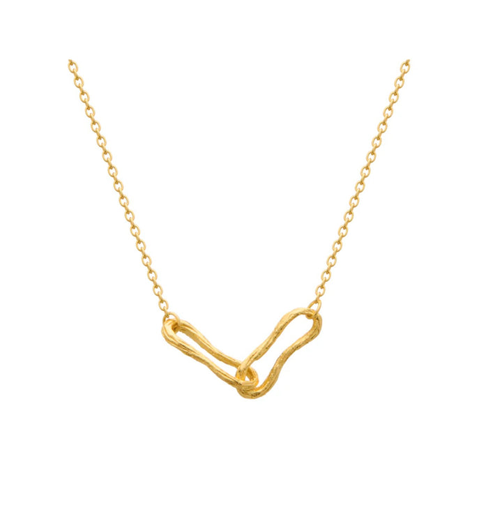 Murkani Eterna Y Gold Interlink Necklace