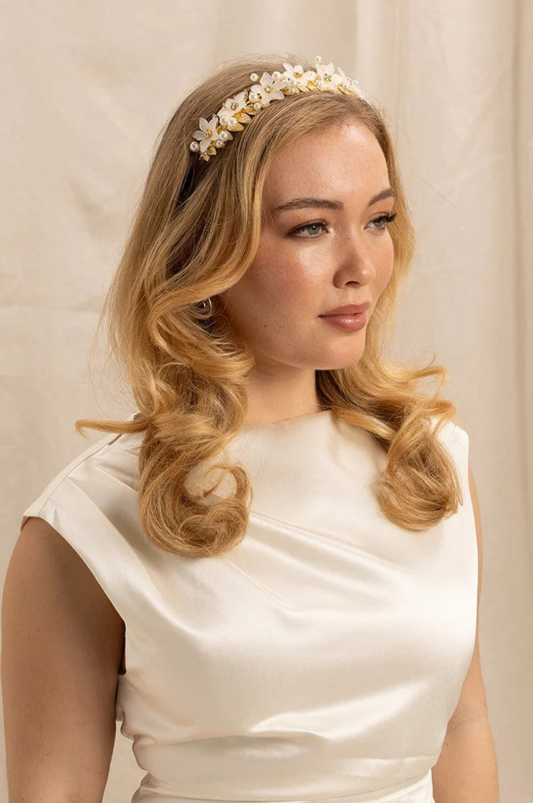 Morgan & Taylor Fleur Headband - Gold