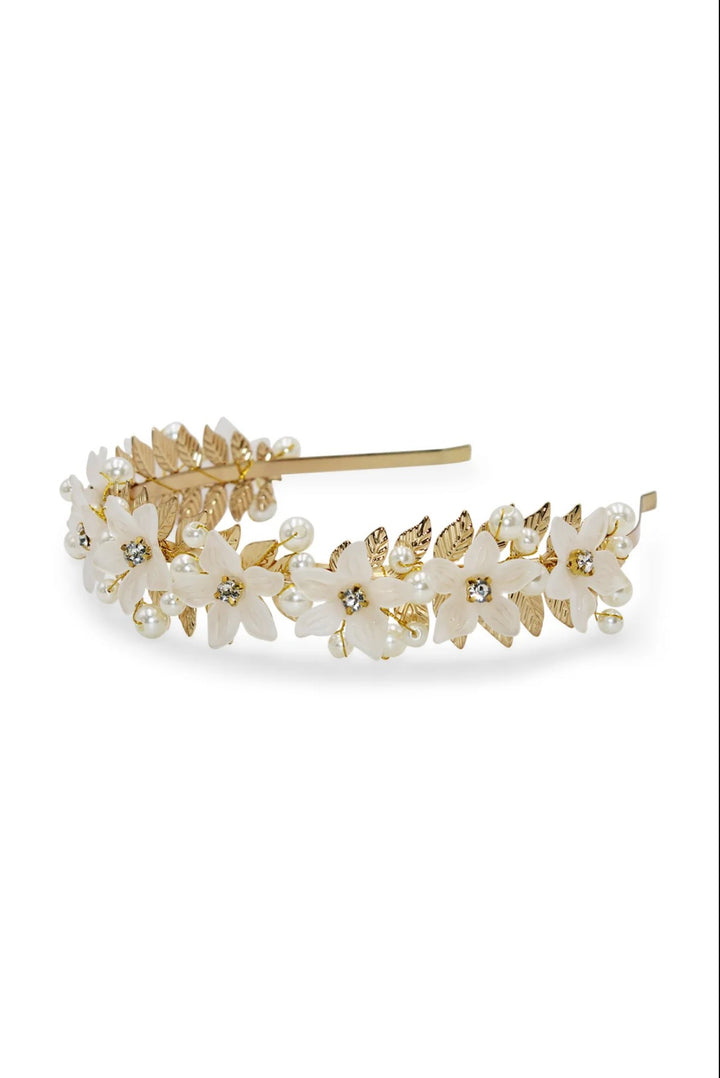 Morgan & Taylor Fleur Headband - Gold