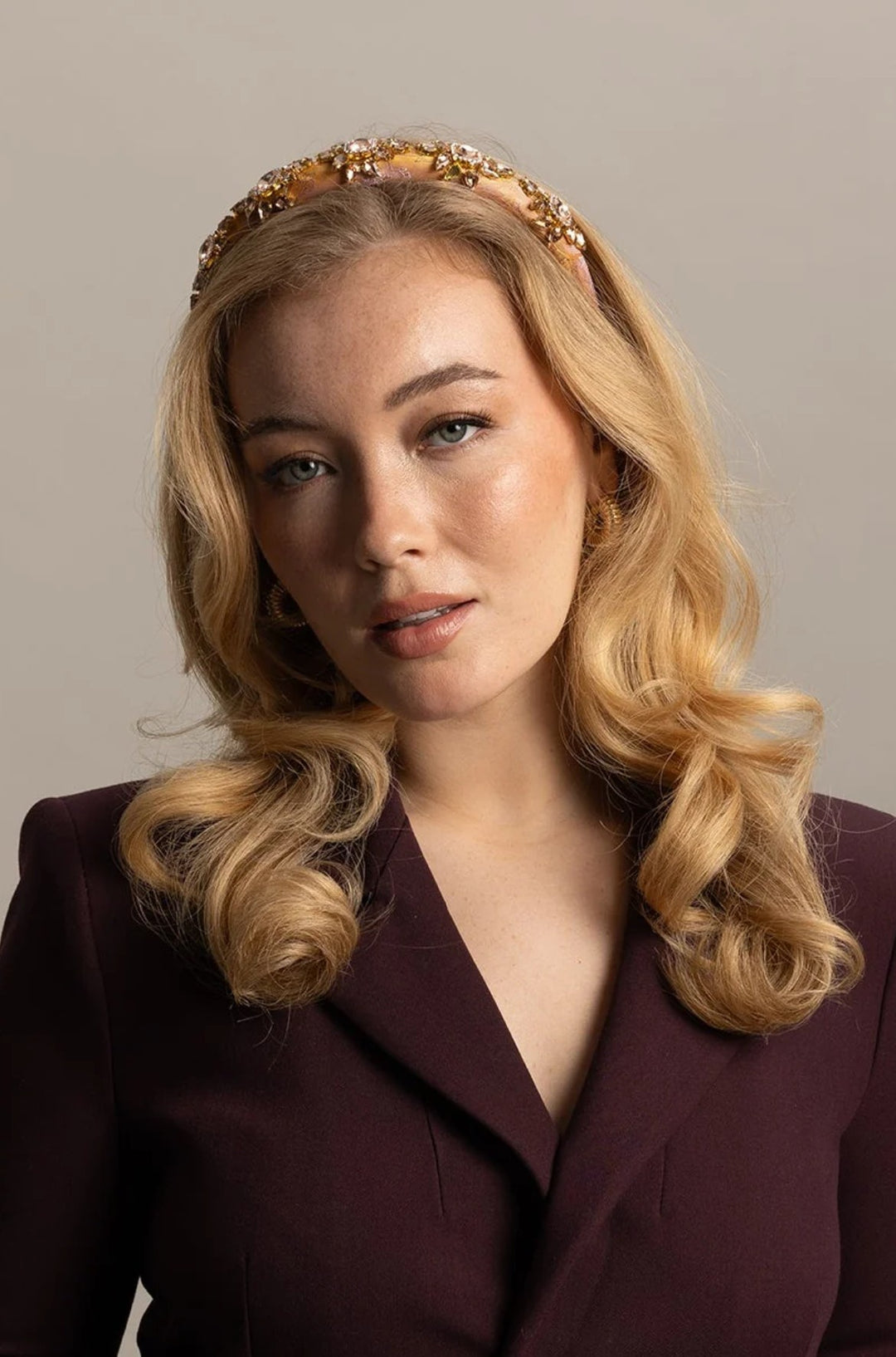 Morgan & Taylor Soleil Headband - Gold