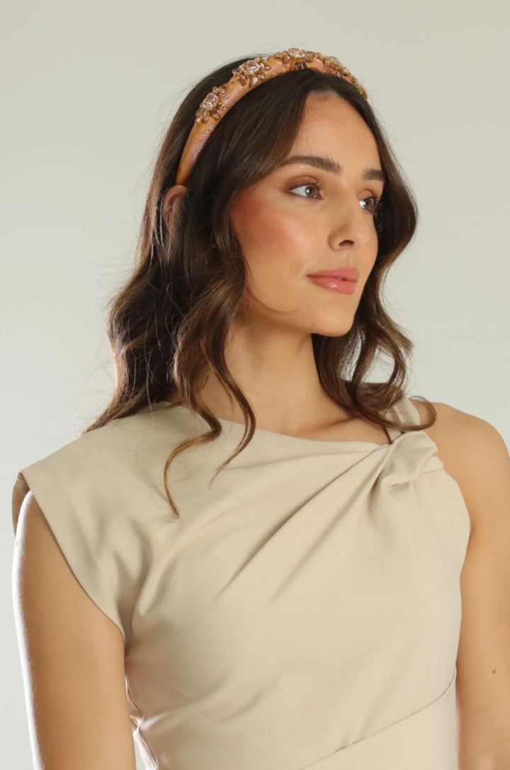 Morgan & Taylor Soleil Headband - Gold