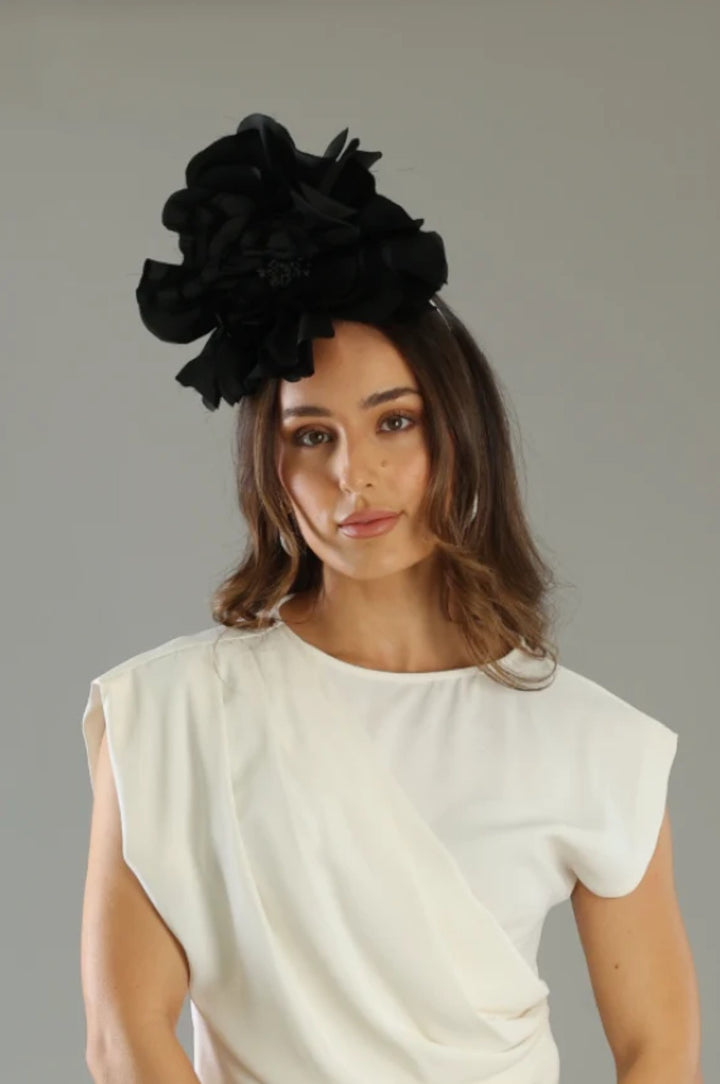 Morgan & Taylor Cindy Fascinator - Blk
