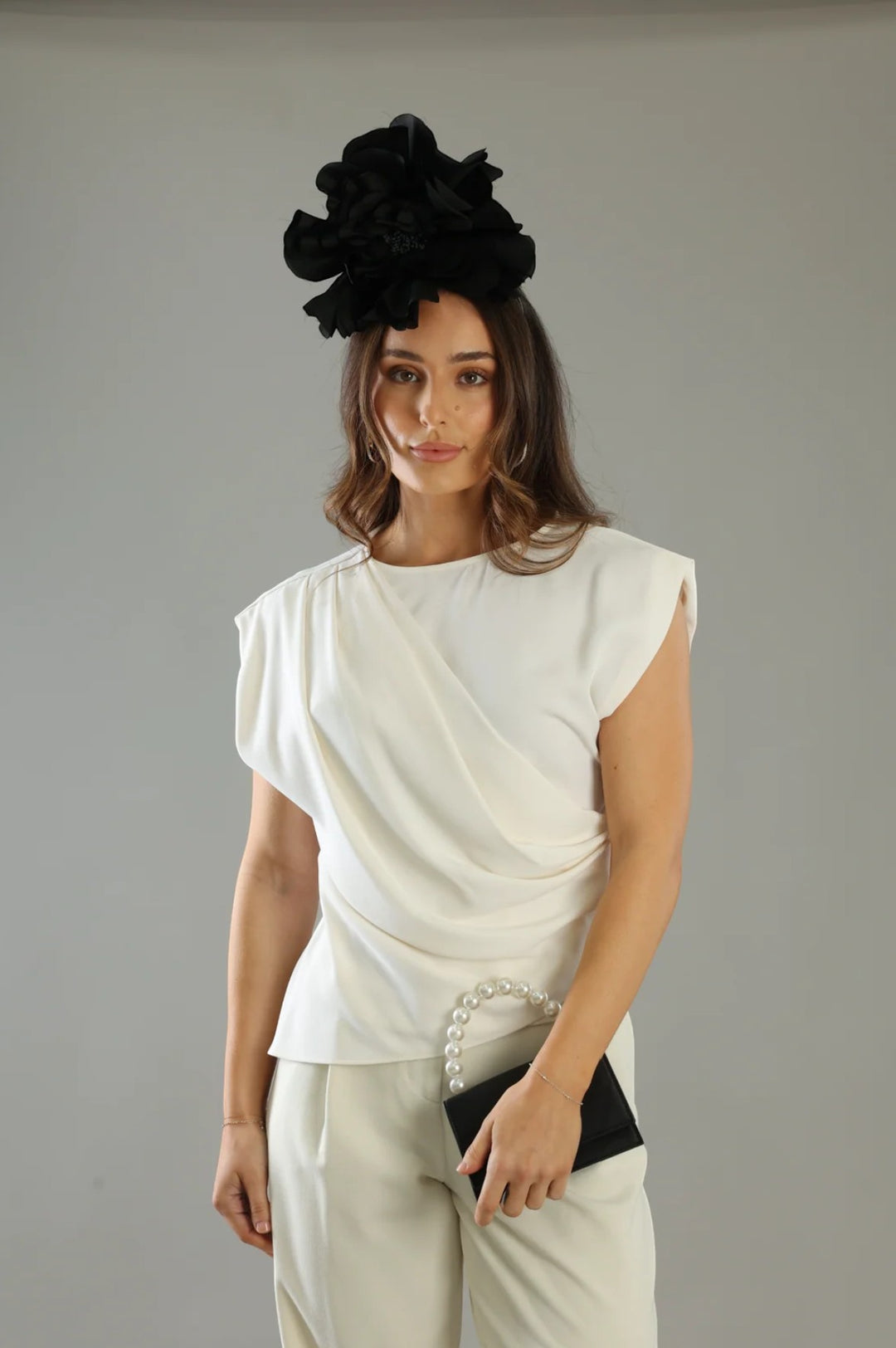 Morgan & Taylor Cindy Fascinator - Blk