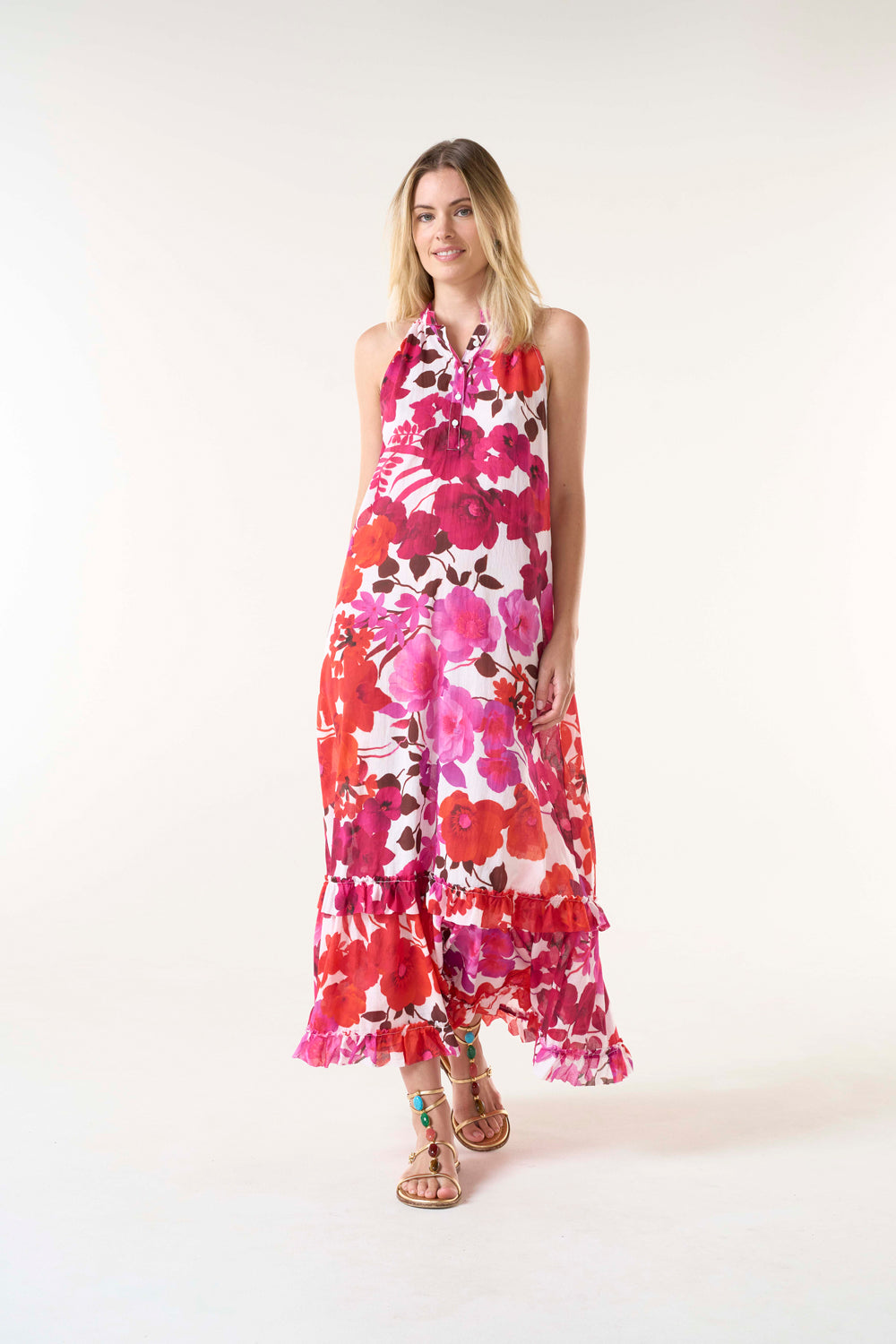 Oneseason Flamenco Pink Molly dress